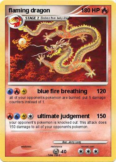 Pokemon flaming dragon