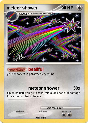 Pokemon meteor shower