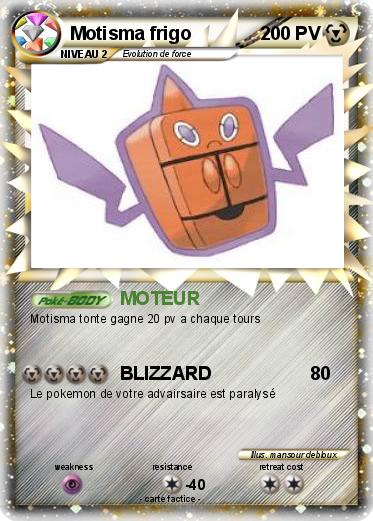 Pokemon Motisma frigo