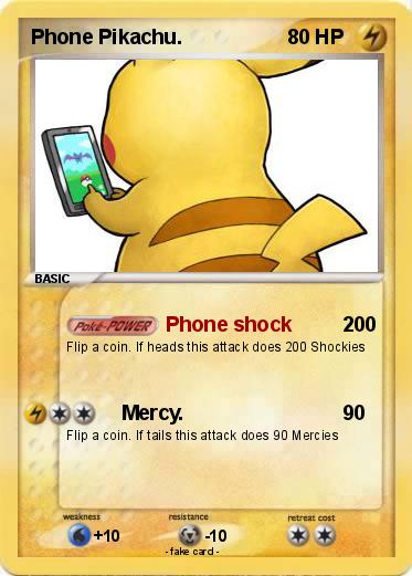 Pokemon Phone Pikachu.