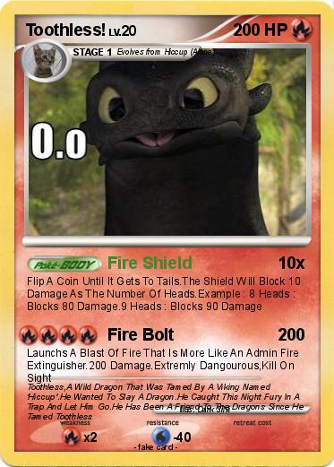 Pokemon Toothless!