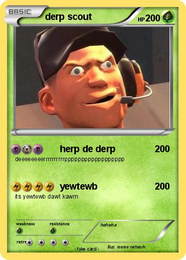 Pokemon derp scout