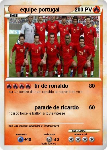 Pokemon equipe portugal