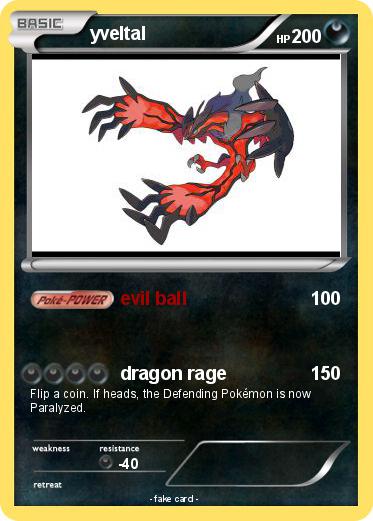 Pokemon yveltal