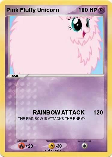 Pokemon Pink Fluffy Unicorn