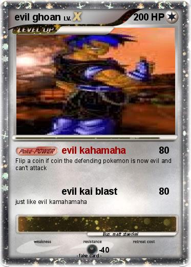 Pokemon evil ghoan