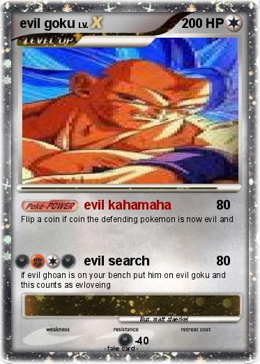 Pokemon evil goku