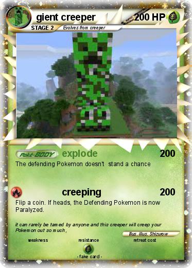 Pokemon gient creeper
