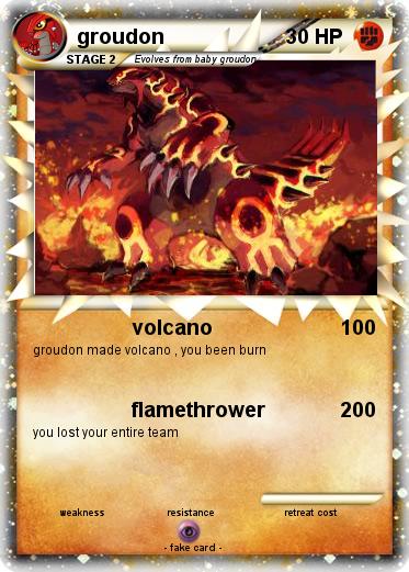 Pokemon groudon