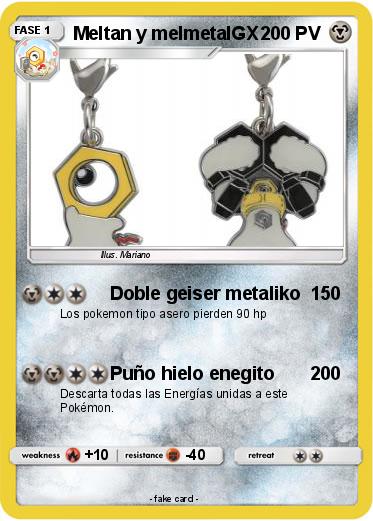 Pokemon Meltan y melmetalGX