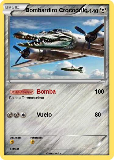 Pokemon Bombardiro Crocodrilo