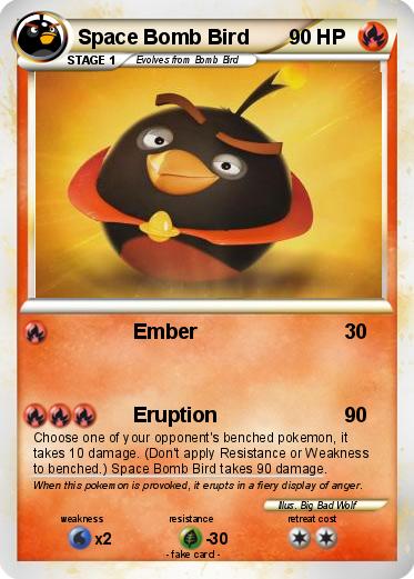 Pokemon Space Bomb Bird