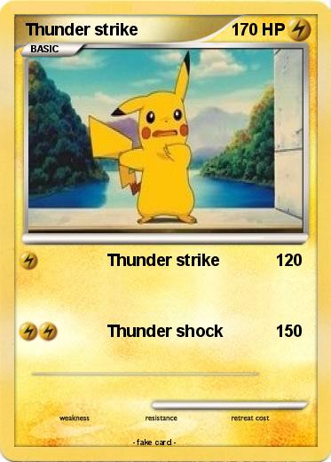 Pokemon Thunder strike