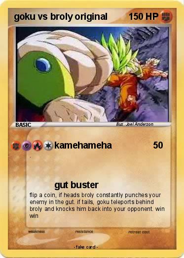 Pokemon goku vs broly original