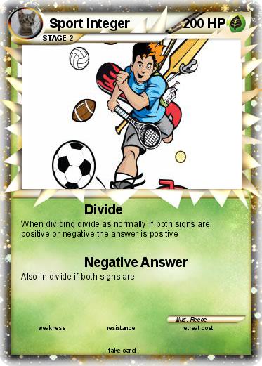 Pokemon Sport Integer