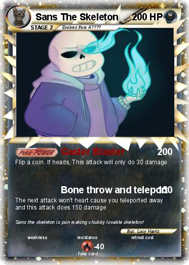 Pokemon Sans The Skeleton