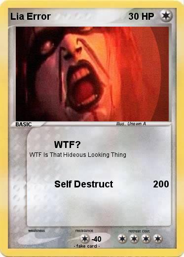Pokemon Lia Error