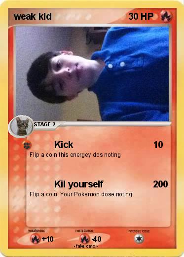 Pokemon weak kid