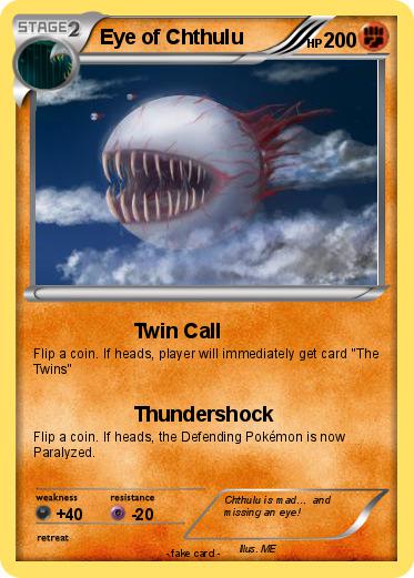 Pokemon Eye of Chthulu
