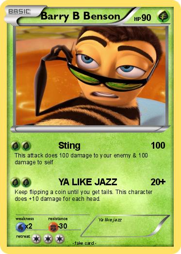 Pokemon Barry B Benson