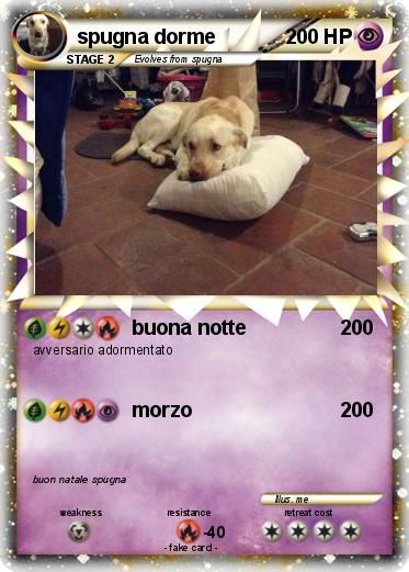 Pokemon spugna dorme