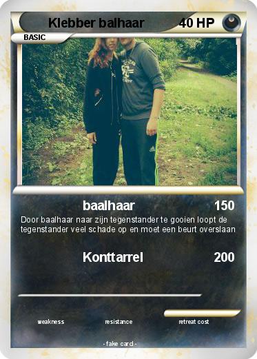 Pokemon Klebber balhaar