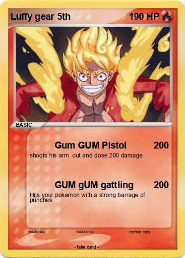 Pokemon Luffy gear 5th