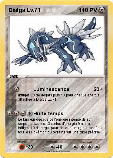 Pokemon Dialga Lv.71