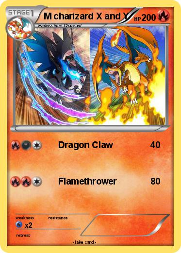 Pokemon M charizard X and Y