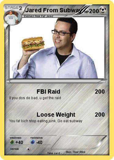 Pokemon Jared From Subway