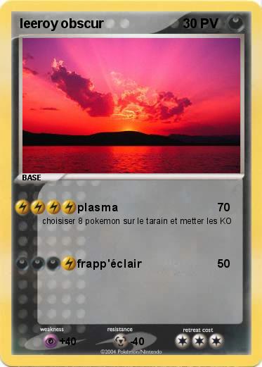 Pokemon leeroy obscur 