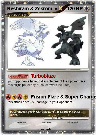 Pokemon Reshiram & Zekrom
