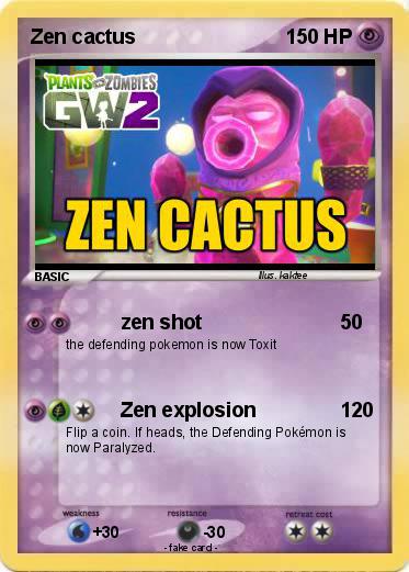 Pokemon Zen cactus