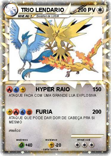 Pokemon TRIO LENDARIO