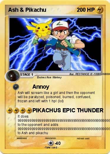 Pokemon Ash & Pikachu