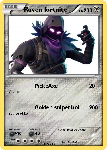 Pokemon Raven fortnite