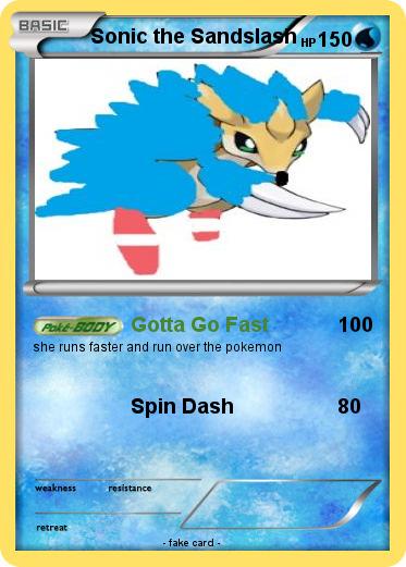 Pokemon Sonic the Sandslash