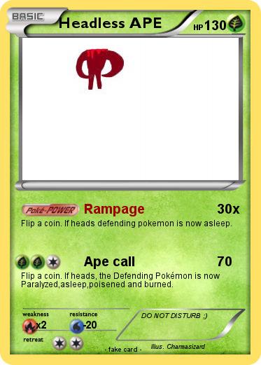 Pokemon Headless APE