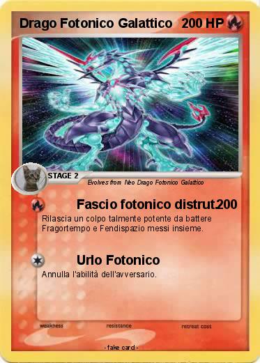 Pokemon Drago Fotonico Galattico