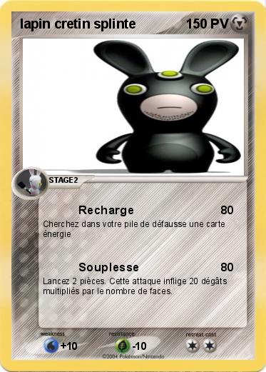 Pokemon lapin cretin splinte