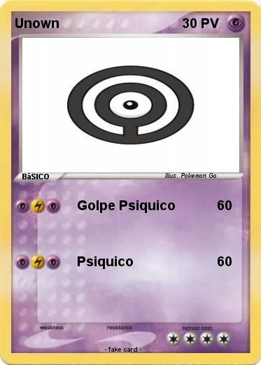 Pokemon Unown