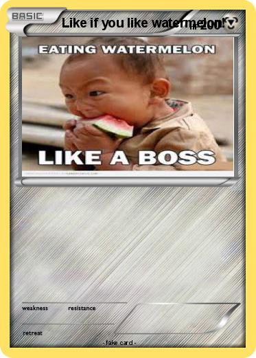 Pokemon Like if you like watermelon!