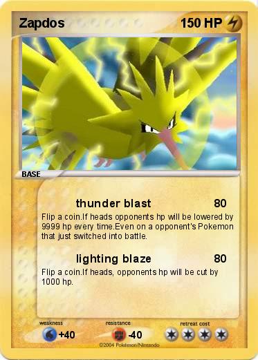 Pokemon Zapdos