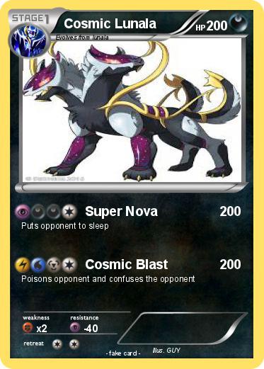 Pokemon Cosmic Lunala
