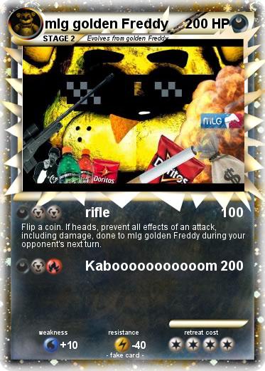 Pokemon mlg golden Freddy