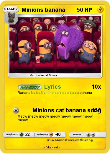 Pokemon Minions banana
