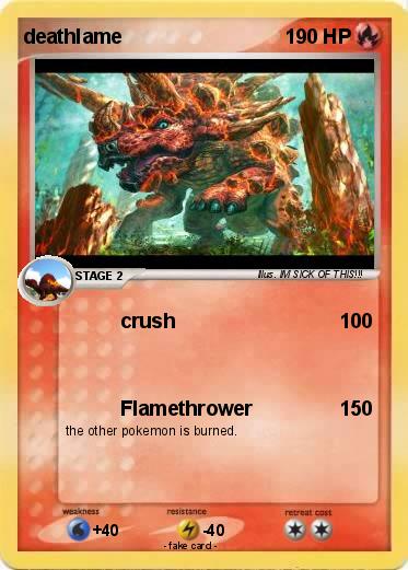 Pokemon deathlame