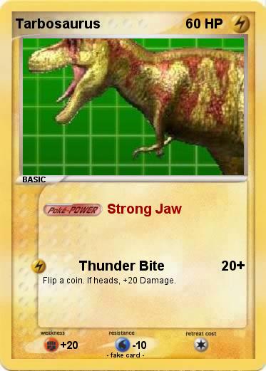 Pokemon Tarbosaurus