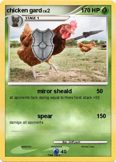 Pokemon chicken gard