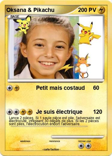 Pokemon Oksana & Pikachu